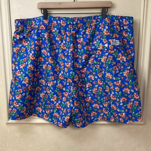 New! Polo Ralph Lauren Floral Print Swim Trunks size 4XB - Picture 4 of 6